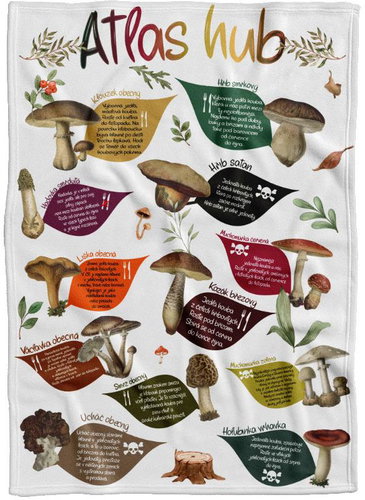 IMPAR fleece blanket Atlas mushroom - Blanket - Main image