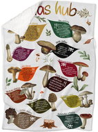 IMPAR lambskin blanket Atlas mushrooms - Blanket