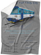 IMPAR Lambskin blanket 810 blue - Blanket