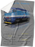 IMPAR Lambskin blanket Braille blue - Blanket