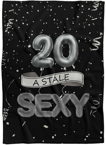 IMPAR Fleece blanket Still sexy - Black - 20 years - Blanket - Main image