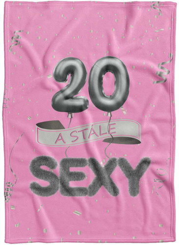 IMPAR Fleece blanket Still sexy - Pink - 20 years - Blanket - Main image