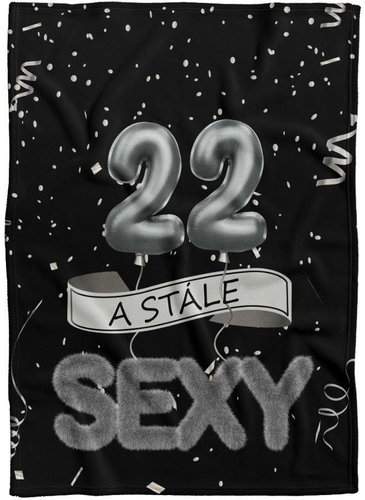 IMPAR Fleece blanket Still sexy - Black - 22 years old - Blanket - Main image