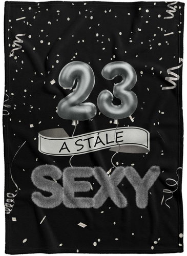 IMPAR Fleece blanket Still sexy - Black - 23 years old - Blanket - Main image