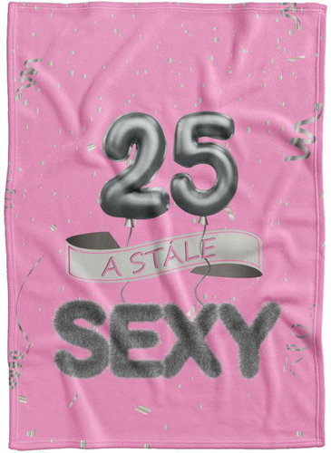 IMPAR Fleece blanket Still sexy - Pink - 25 years - Blanket - Main image