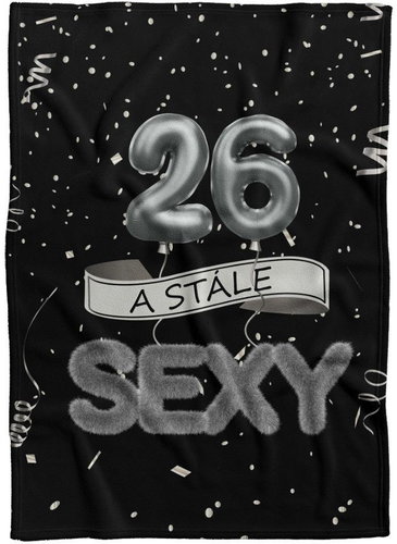 IMPAR Fleece blanket Still sexy - Black - 26 years old - Blanket - Main image