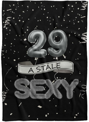 IMPAR Fleece blanket Still sexy - Black - 29 years old - Blanket - Main image