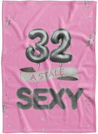 IMPAR Fleece blanket Still sexy - Pink - 32 years old - Blanket
