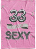 IMPAR Fleece blanket Still sexy - Pink - 33 years old - Blanket