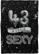 IMPAR Fleece blanket Still sexy - Black - 43 years old - Blanket