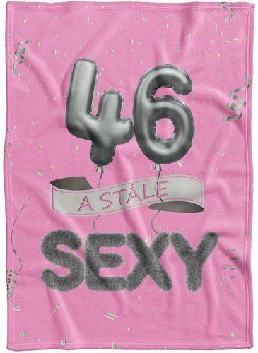 IMPAR Fleece blanket Still sexy - Pink - 46 years old - Blanket - Main image