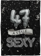 IMPAR Fleece blanket Still sexy - Black - 47 years old - Blanket