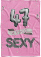 IMPAR Fleece blanket Still sexy - Pink - 47 years old - Blanket