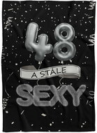 IMPAR Fleece blanket Still sexy - Black - 48 years old - Blanket