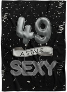 IMPAR Fleece blanket Still sexy - Black - 49 years old - Blanket