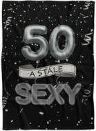 IMPAR Fleece blanket Still sexy - Black - 50 years - Blanket