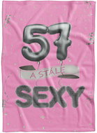 IMPAR Fleece blanket Still sexy - Pink - 57 years old - Blanket