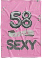 IMPAR Fleece blanket Still sexy - Pink - 58 years old - Blanket