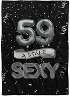 IMPAR Fleece blanket Still sexy - Black - 59 years old - Blanket