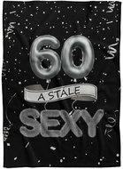 IMPAR Fleece blanket Still sexy - Black - 60 years - Blanket