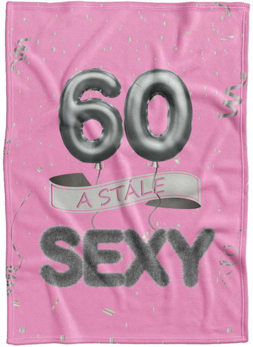 IMPAR Fleece blanket Still sexy - Pink - 60 years - Blanket - Main image