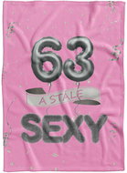 IMPAR Fleece blanket Still sexy - Pink - 63 years old - Blanket