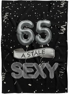 IMPAR Fleece blanket Still sexy - Black - 65 years old - Blanket