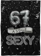 IMPAR Fleece blanket Still sexy - Black - 67 years old - Blanket