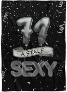 IMPAR Fleece blanket Still sexy - Black - 71 years old - Blanket