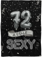 IMPAR Fleece blanket Still sexy - Black - 72 years old - Blanket