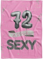 IMPAR Fleece blanket Still sexy - Pink - 72 years old - Blanket