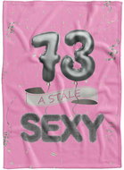 IMPAR Fleece blanket Still sexy - Pink - 73 years old - Blanket