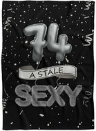 IMPAR Fleece blanket Still sexy - Black - 74 years old - Blanket