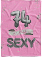 IMPAR Fleece blanket Still sexy - Pink - 74 years old - Blanket