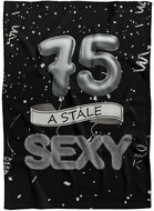 IMPAR Fleece blanket Still sexy - Black - 75 years old - Blanket