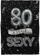 IMPAR Fleece blanket Still sexy - Black - 80 years - Blanket