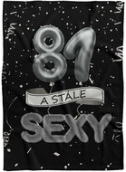 IMPAR Fleece blanket Still sexy - Black - 81 years old - Blanket