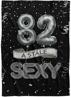 IMPAR Fleece blanket Still sexy - Black - 82 years old - Blanket