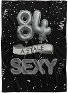 IMPAR Fleece blanket Still sexy - Black - 84 years old - Blanket