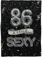 IMPAR Fleece blanket Still sexy - Black - 86 years old - Blanket