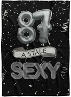 IMPAR Fleece blanket Still sexy - Black - 87 years old - Blanket