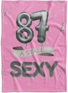 IMPAR Fleece blanket Still sexy - Pink - 87 years old - Blanket