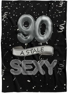 IMPAR Fleece blanket Still sexy - Black - 90 years - Blanket