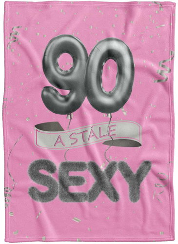 IMPAR Fleece blanket Still sexy - Pink - 90 years - Blanket - Main image