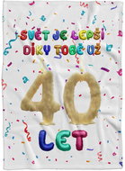 IMPAR Fleece blanket The world is better thanks to you - 40 years - Blanket