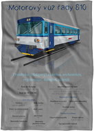 IMPAR Fleece blanket 810 blue - Blanket