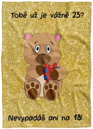 IMPAR Fleece blanket Are you that old? - 23 years old - Blanket - Main image