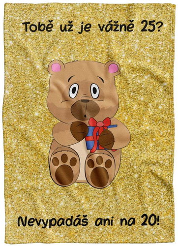 IMPAR Fleece blanket Are you that old? - 25 years - Blanket - Main image
