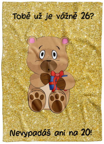 IMPAR Fleece blanket Are you that old? - 26 years old - Blanket - Main image