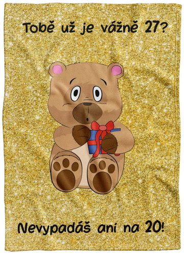 IMPAR Fleece blanket Are you that old? - 27 years old - Blanket - Main image